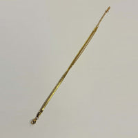 Gold Anti Tarnish Double Layered Snake Chain Bracelet