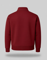 Maroon Collar Jacket