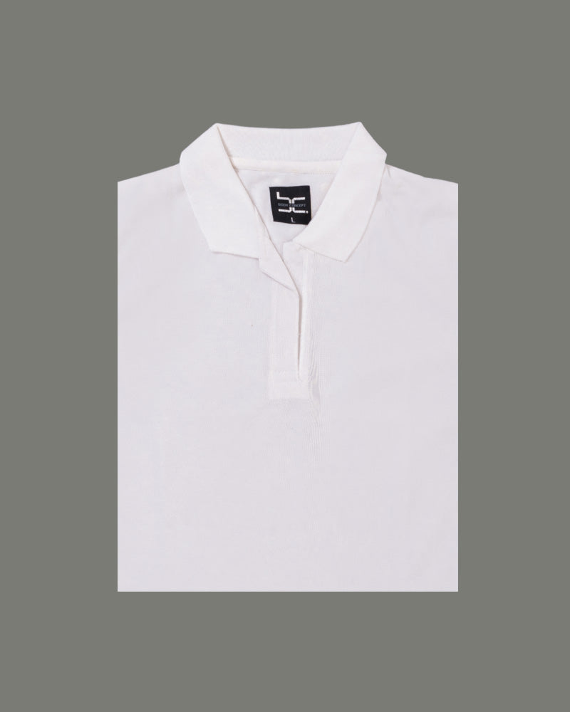 Women Polo T shirt White