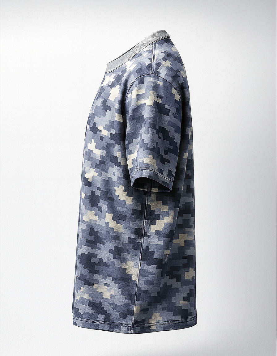 Blue Camouflage Tshirts