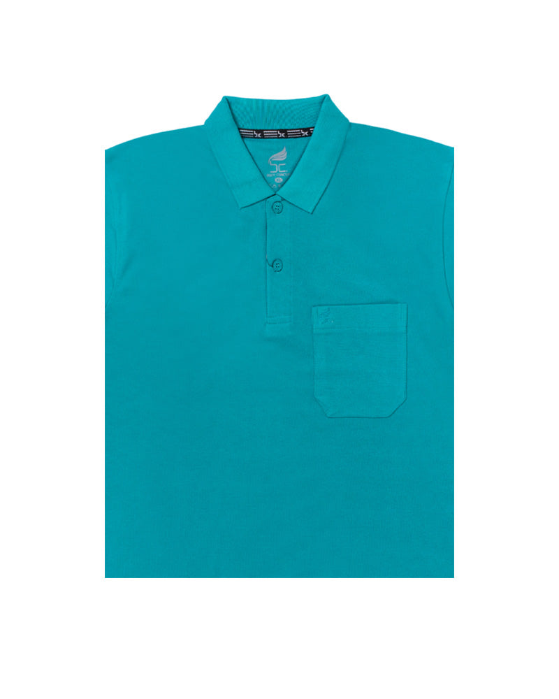 Mens Polo T-Shirt Light Blue