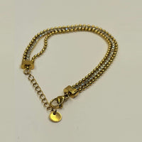 Gold Anti Tarnish AD Stone Bracelet