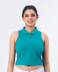 Top Sleeveless Teal