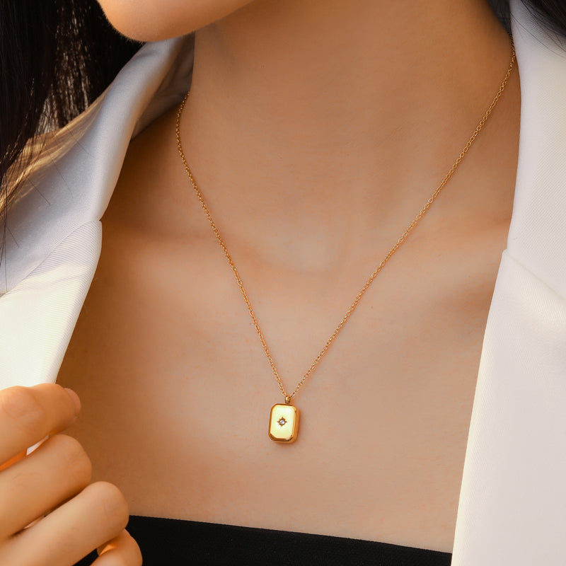 Gold Anti Tarnish North Star Neckpiece