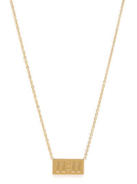 Gold Anti Tarnish 11:11 Angel Numbers Neckpiece