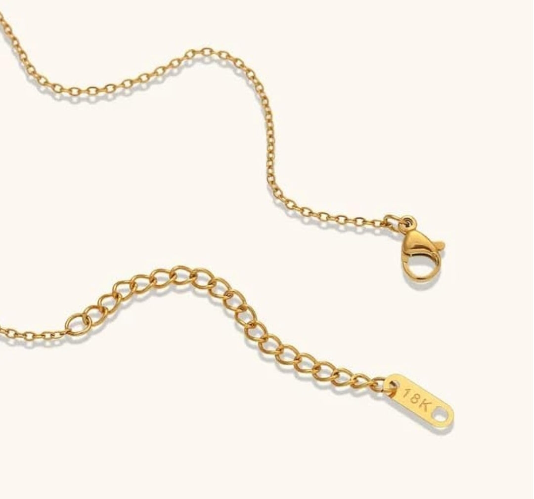 Gold Anti Tarnish 11:11 Angel Numbers Neckpiece