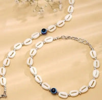 Evil Eye Shell Anklet
