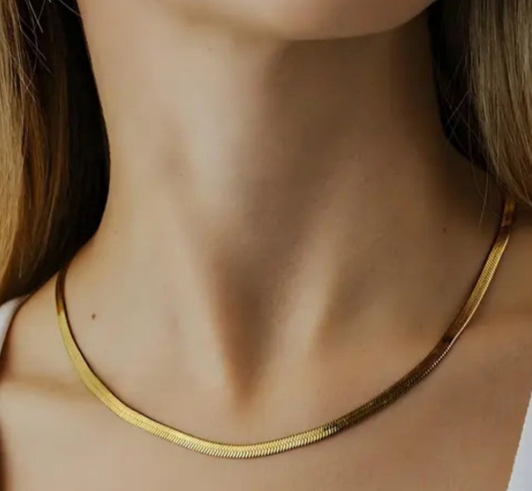 Gold Anti Tarnish Snake Chain