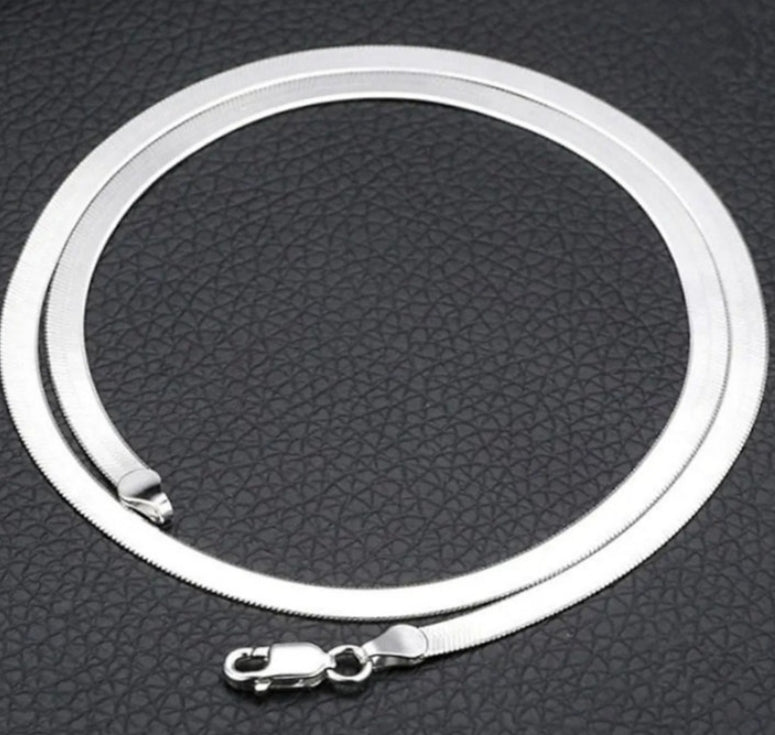 Silver Anti Tarnish Snake Chain