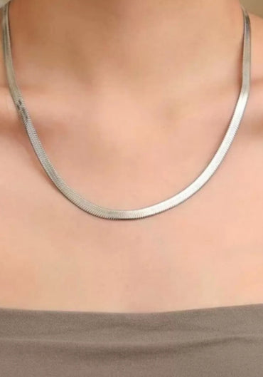 Silver Anti Tarnish Snake Chain