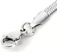 Silver Anti Tarnish Snake Chain