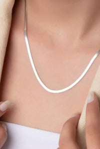 Silver Anti Tarnish Snake Chain