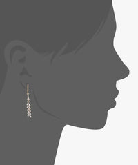 Golden Anti Tarnish AD Danglers