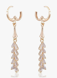 Golden Anti Tarnish AD Danglers