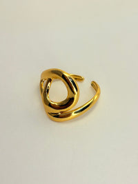 Gold Plated Anti Tarnish Twisted Ring