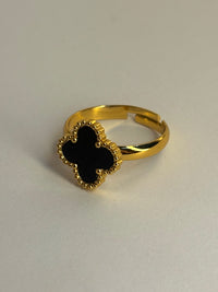 Black Anti Tarnish Vancleef Ring