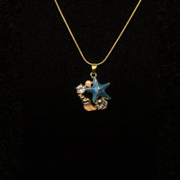 Gold Anti Tarnish Starfish Neckpiece
