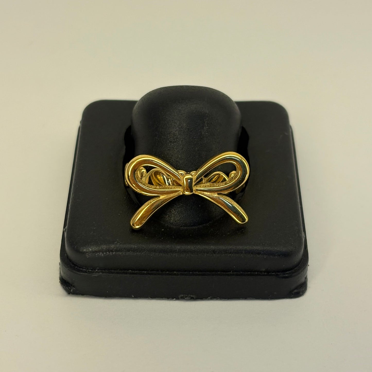 Gold Plated Anti Tarnish Bow Ring