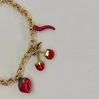 Golden Anti Tarnish Cherry Bracelet