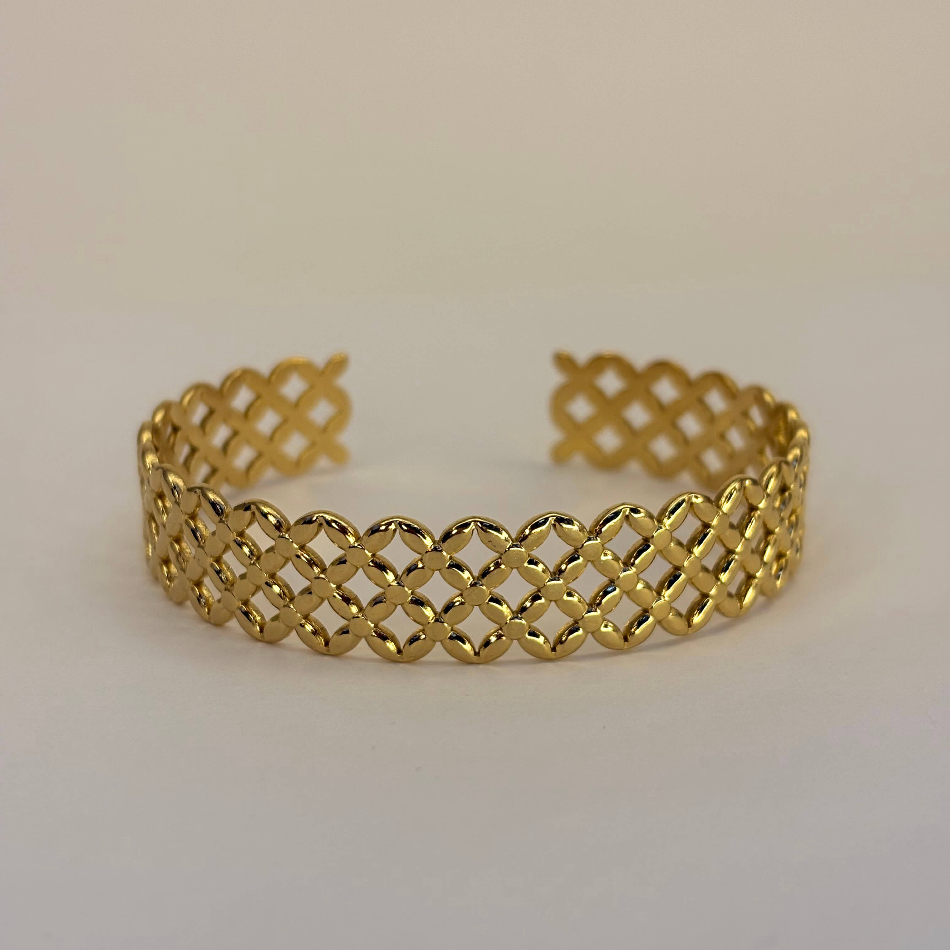 Gold Anti Tarnish Mesh Bracelet