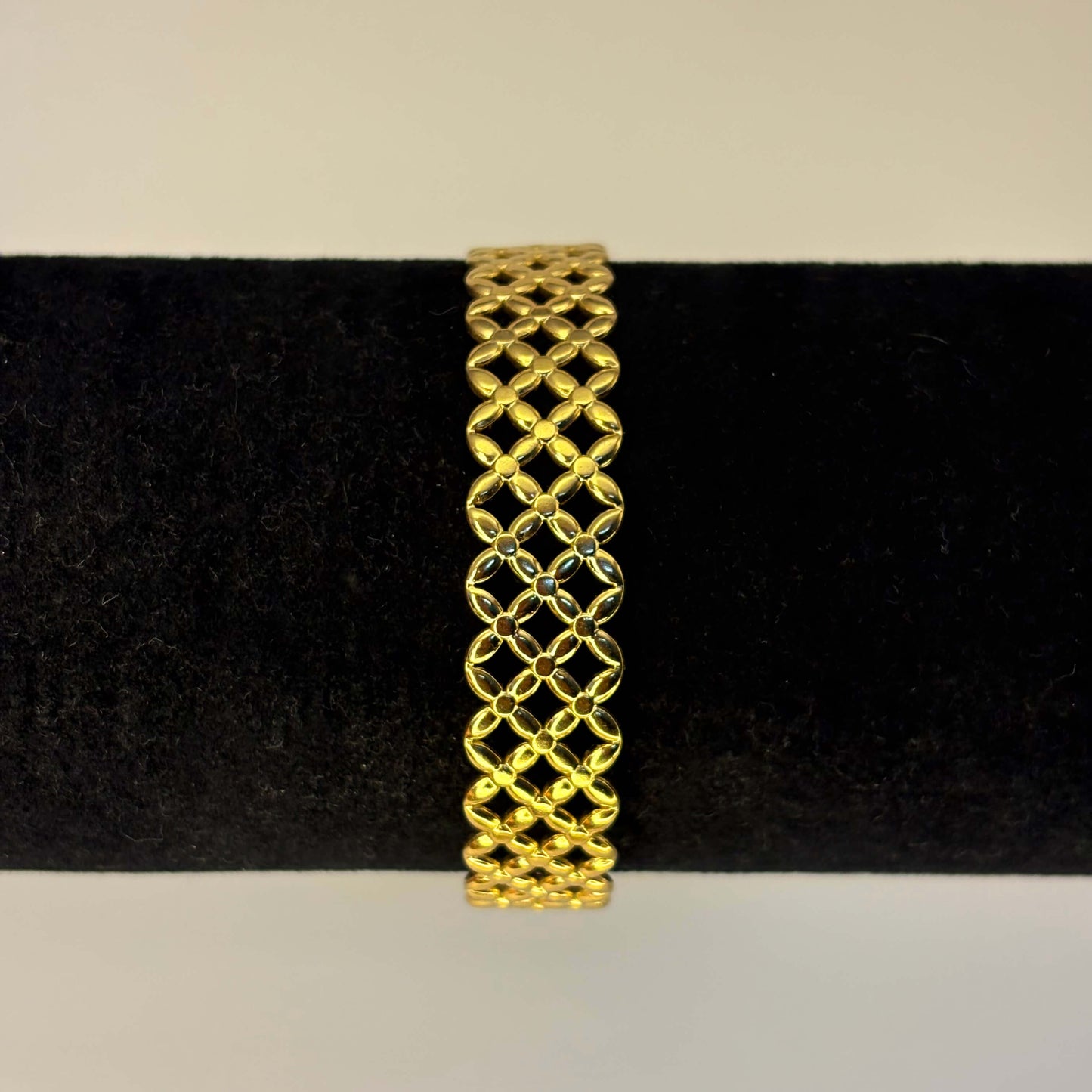 Gold Anti Tarnish Mesh Bracelet
