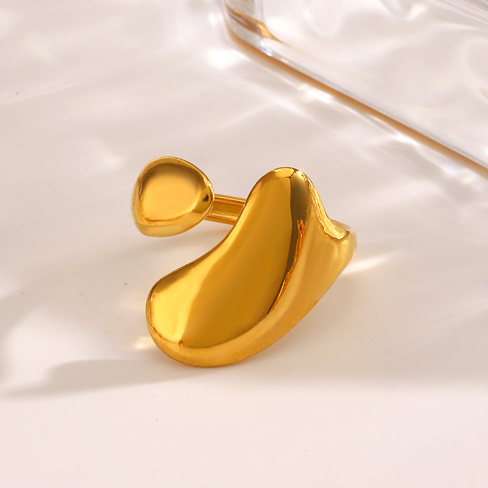 Gold Plated Anti Tarnish Aurora Flow Ring