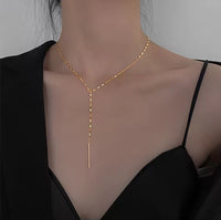 Gold Anti Tarnish Aurora Drop Neckpiece
