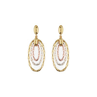 Three Toned Danglers