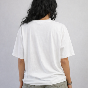 FO Great Things Take Time Oversized Tee - White