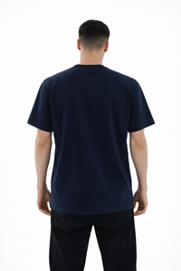 FO Fierce Mask Drop-Shoulder Tee - Dark Blue