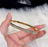Crystal Line Anti-Tarnish Bracelet