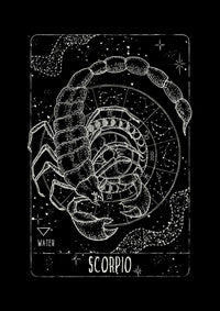 FO Scorpio Constellation Drop Shoulder Tee