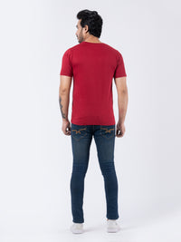 Solar Mudra Mandala Cotton Printed T-shirt