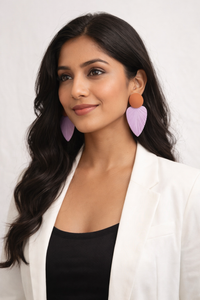 FO Lavender Statement Danglers