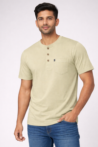 FO Essential Henley Collar Tshirt