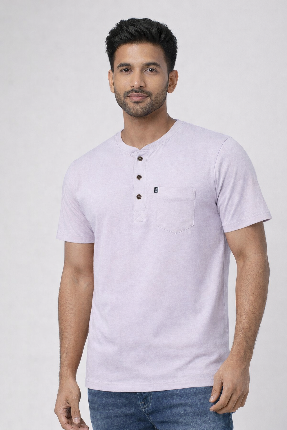 FO Essential Henley Collar Tshirt