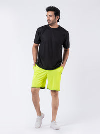 Yellow Dryfit Active Shorts