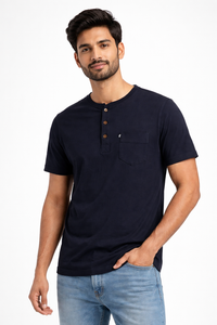 FO Essential Henley Collar Tshirt