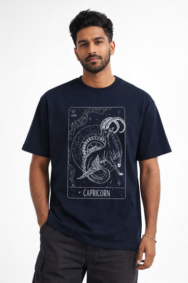 FO Capricorn Constellation Drop Shoulder Tee