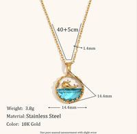 Blue whale Anti Tarnish Neckpiece
