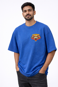FO Tiger Drop-Shoulder Tee – Ink Blue