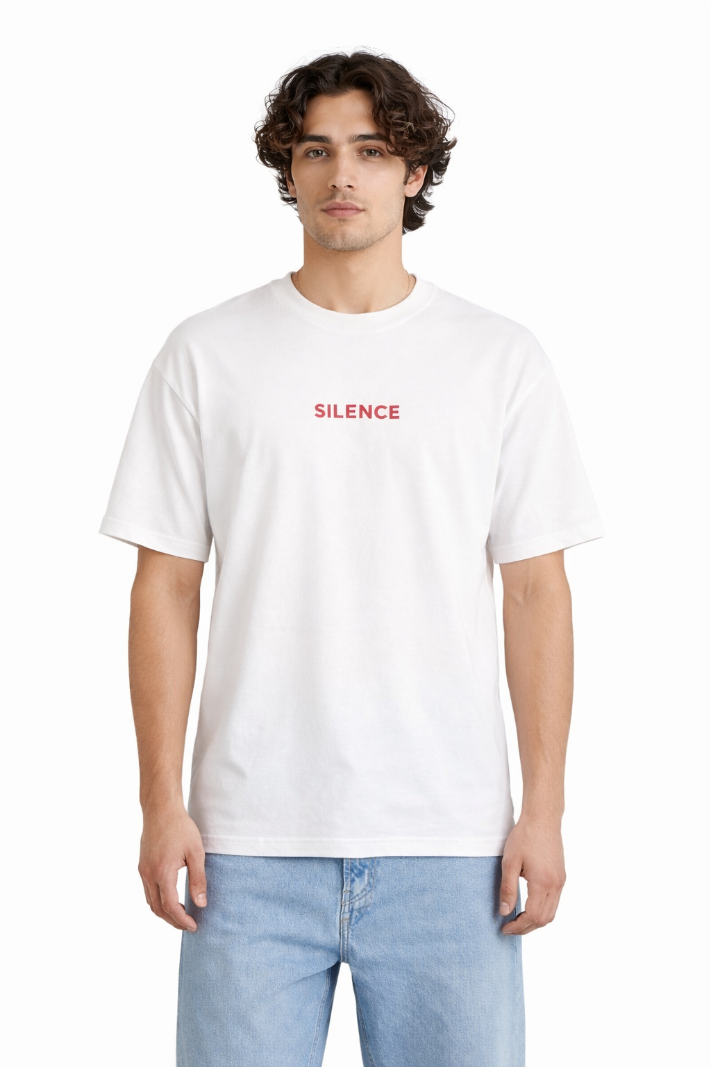 FO Silence Speaks Drop-Shoulder Tee - White