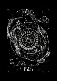 FO Pisces Constellation Drop Shoulder Tee