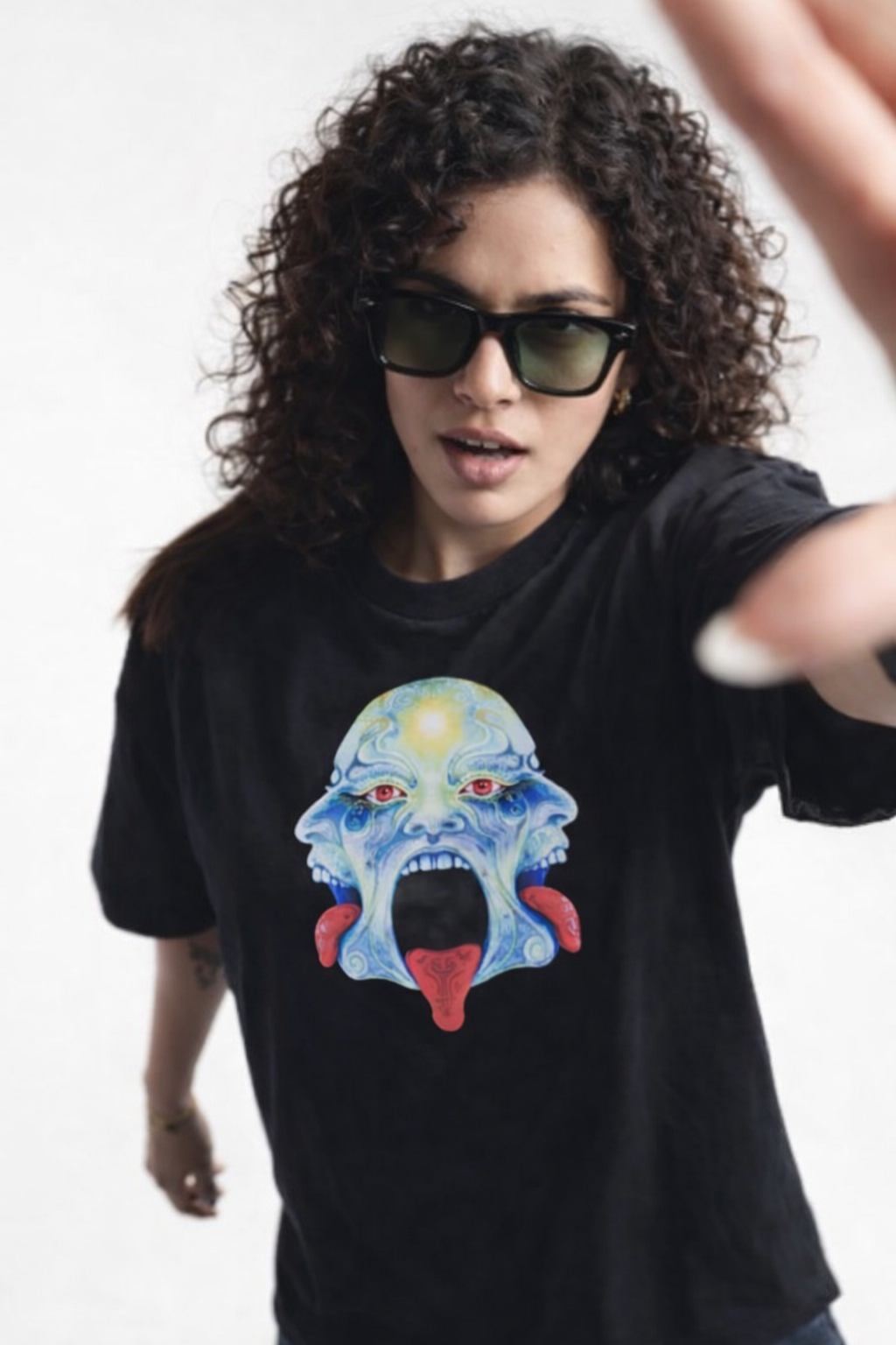 The Cosmic Howl Cotton Tee