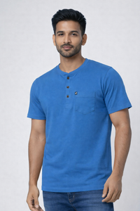 FO Essential Henley Collar Tshirt