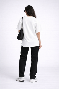 FO Dissociating drop-shoulder tee - White