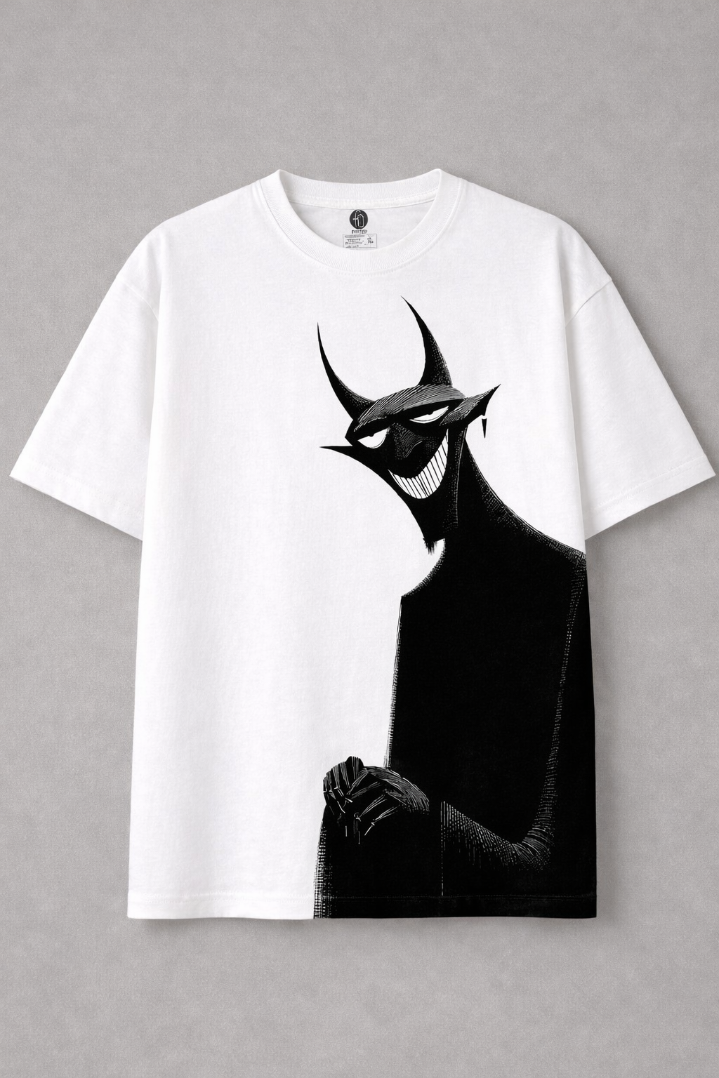 FO Shadow Grin Graphic Printed Drop Shoulder Tee