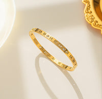 Roman Numeral Anti-Tarnish Bracelet