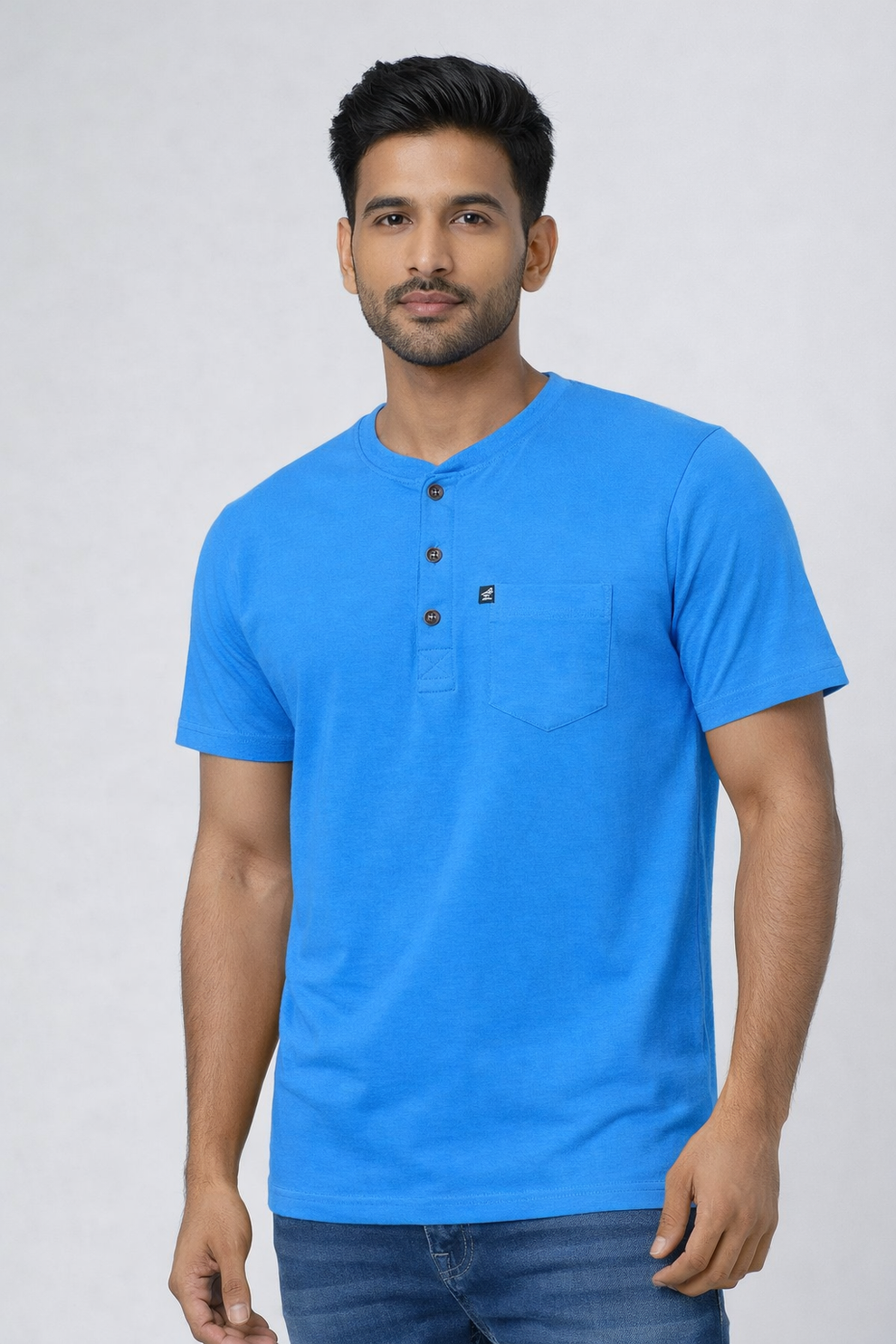 FO Essential Henley Collar Tshirt