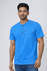 FO Essential Henley Collar Tshirt